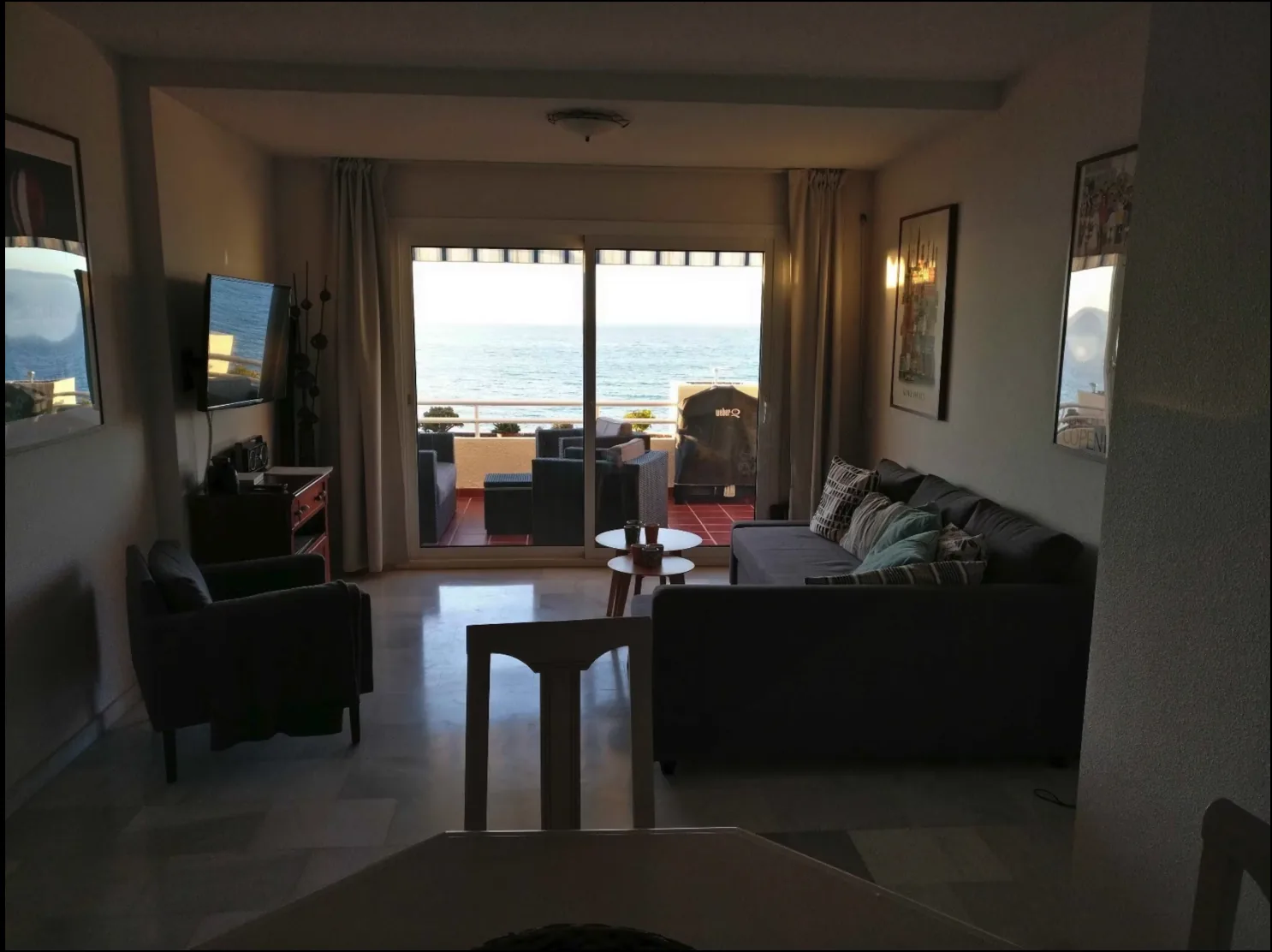 Salón con vistas